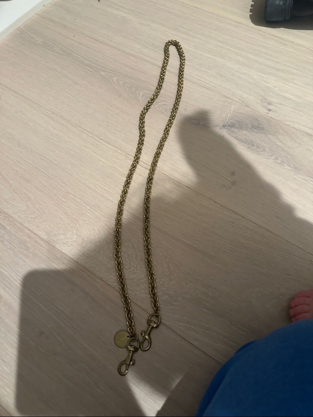 Clare v good rolo crossbody chain strap